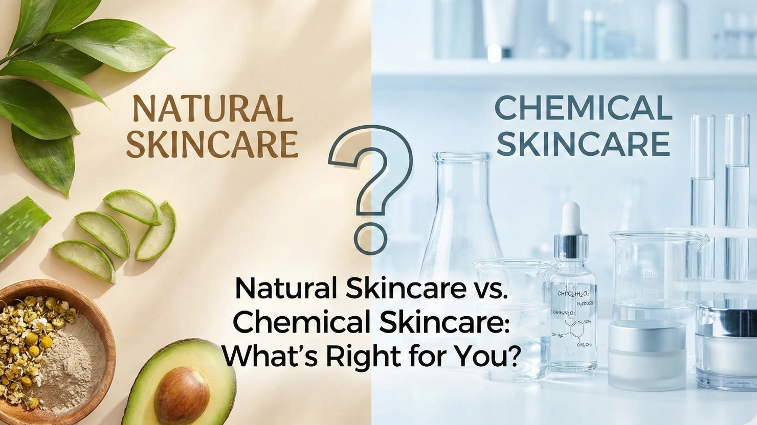 Natural Skincare vs. Chemical Skincare: What’s Right for You?